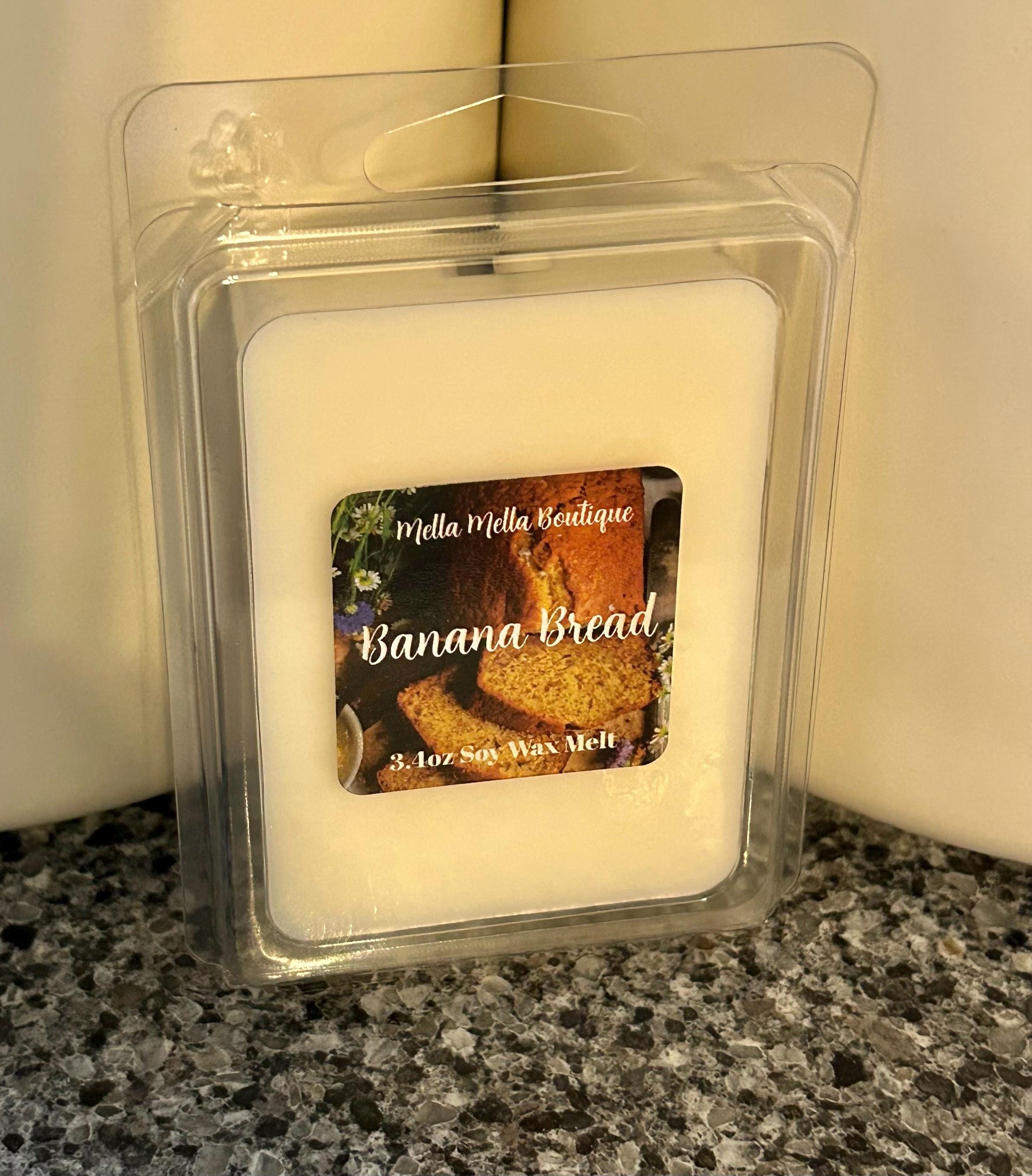 Banana Bread Scent Collection – Soy Candles, Wax Melts & Car Diffuser