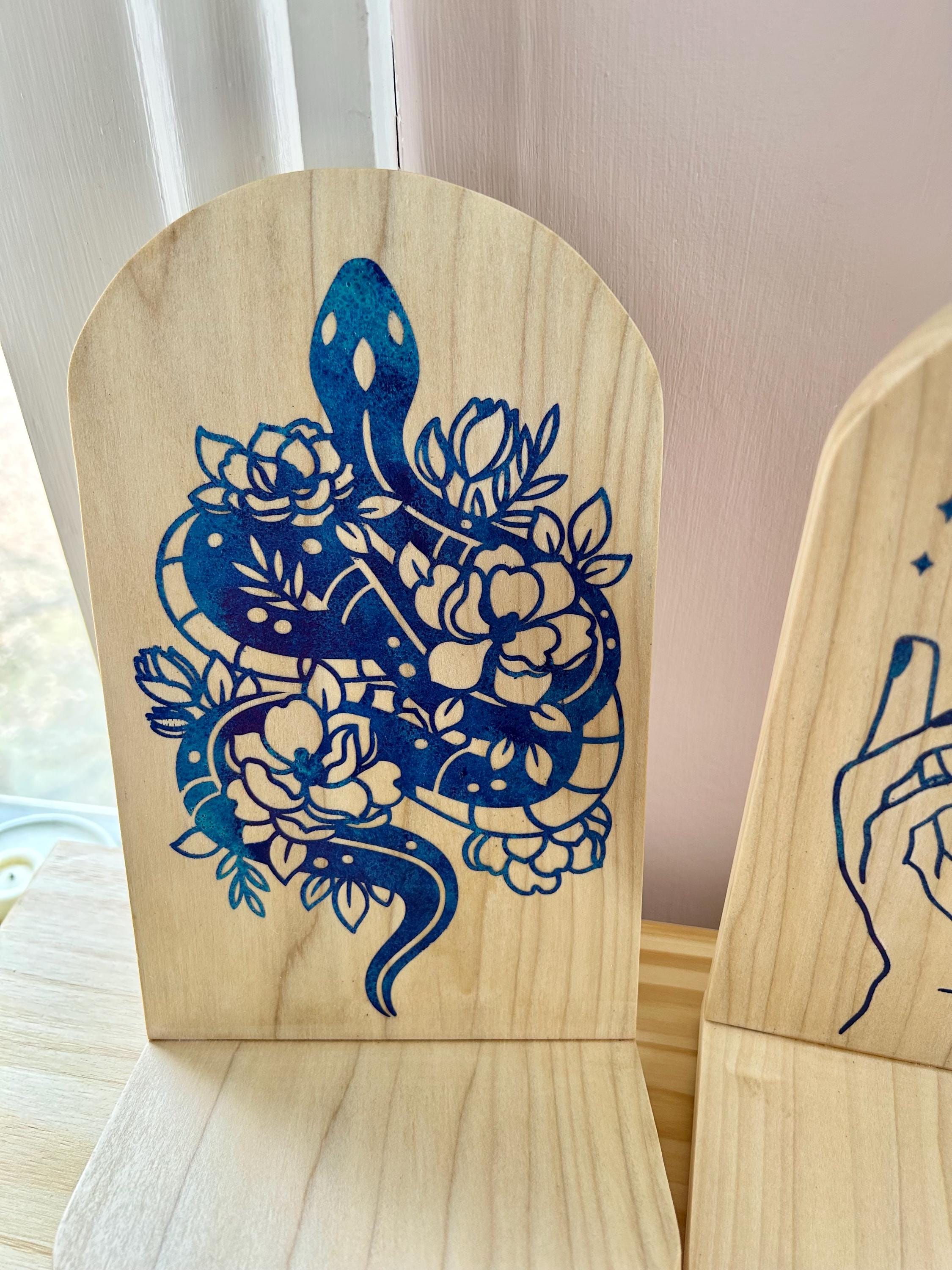 Mystical Wall Decor – Hand-Painted Galaxy Shelf & Bud Vase