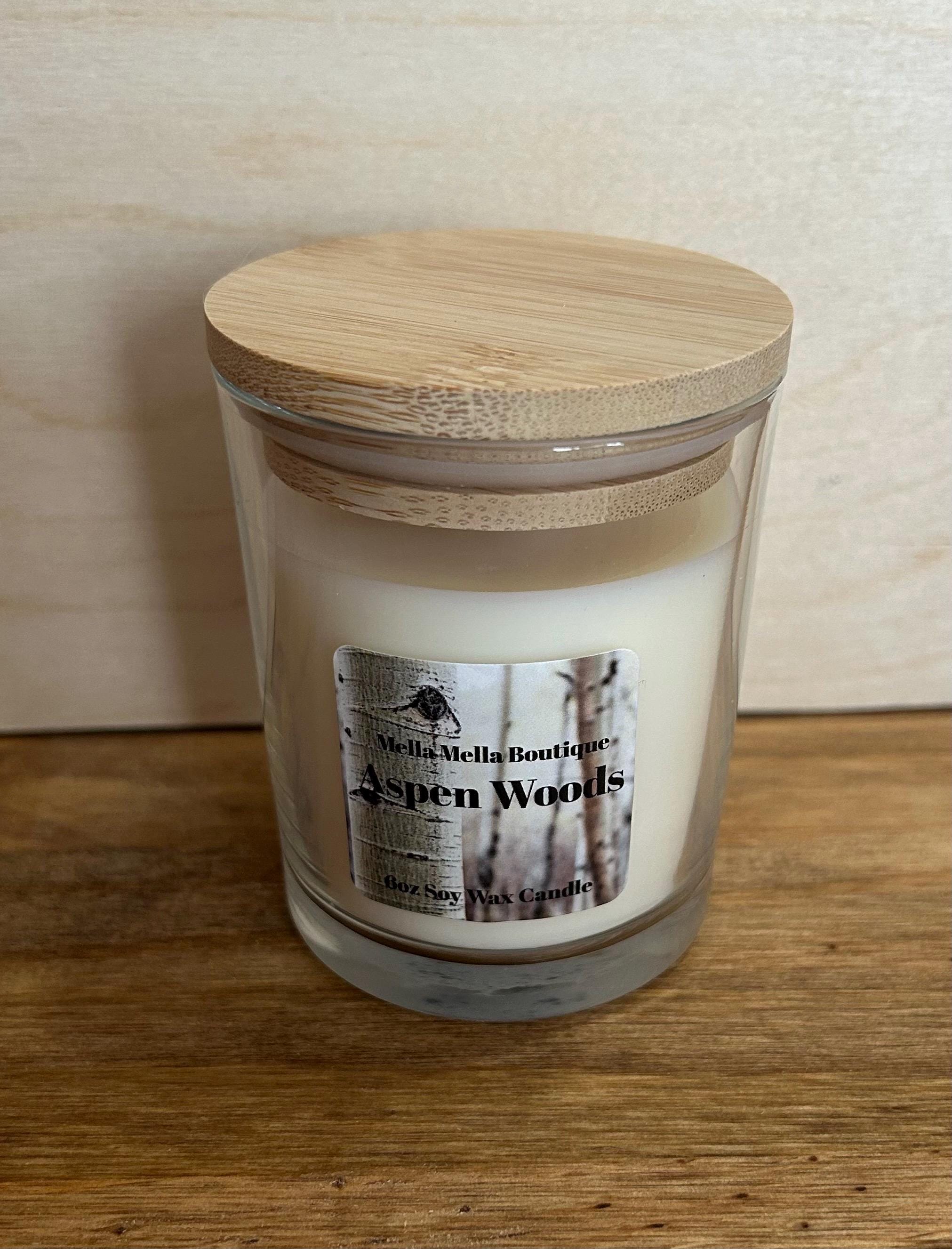 Aspen Woods Home Fragrance – Soy Candle, Wax Melts & Car Diffuser (Patchouli, Jasmine & Amber)