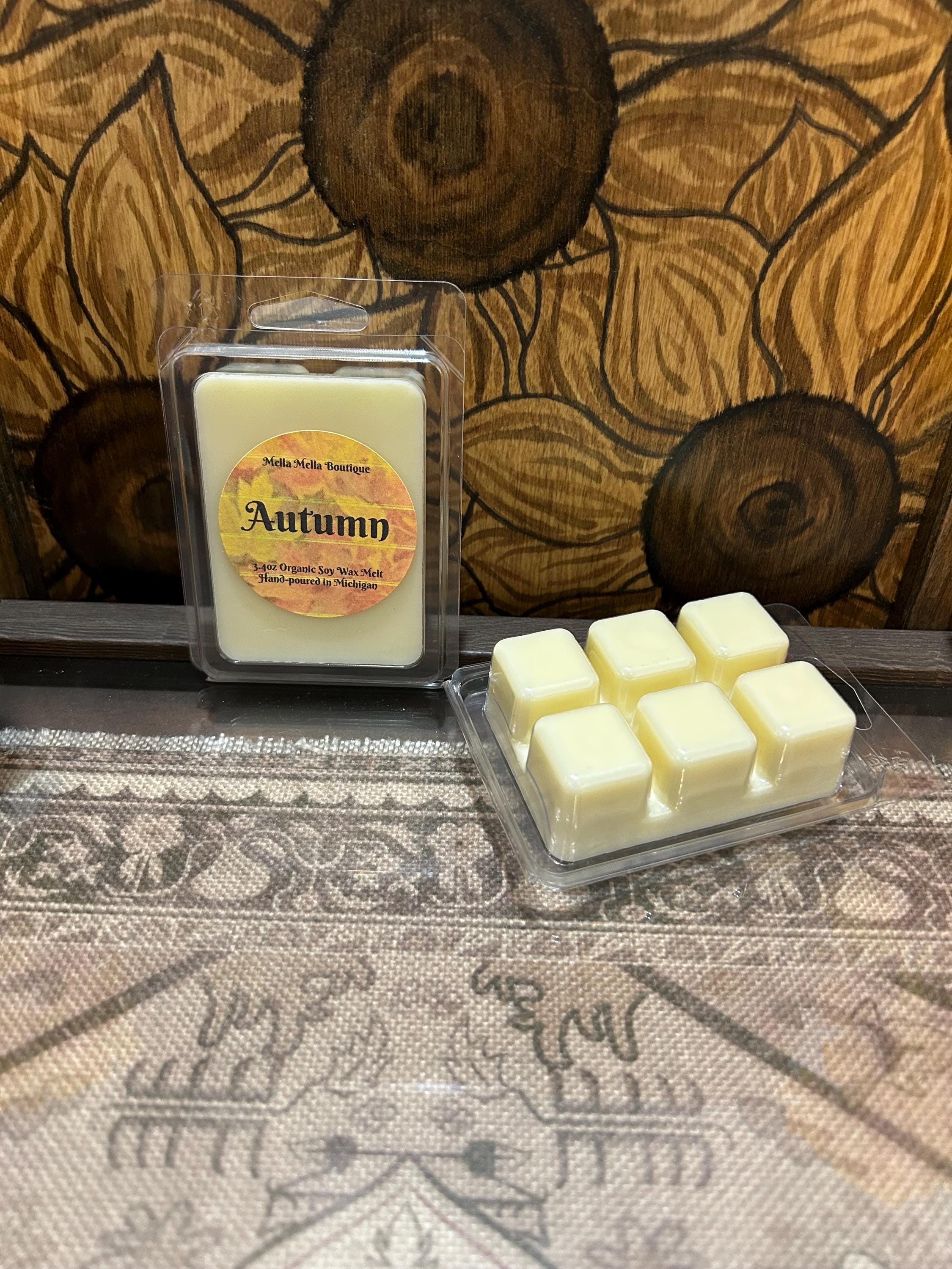 Autumn Scent Collection – Soy Candles, Wax Melts & Car Diffuser with Orange, Vanilla & Clove
