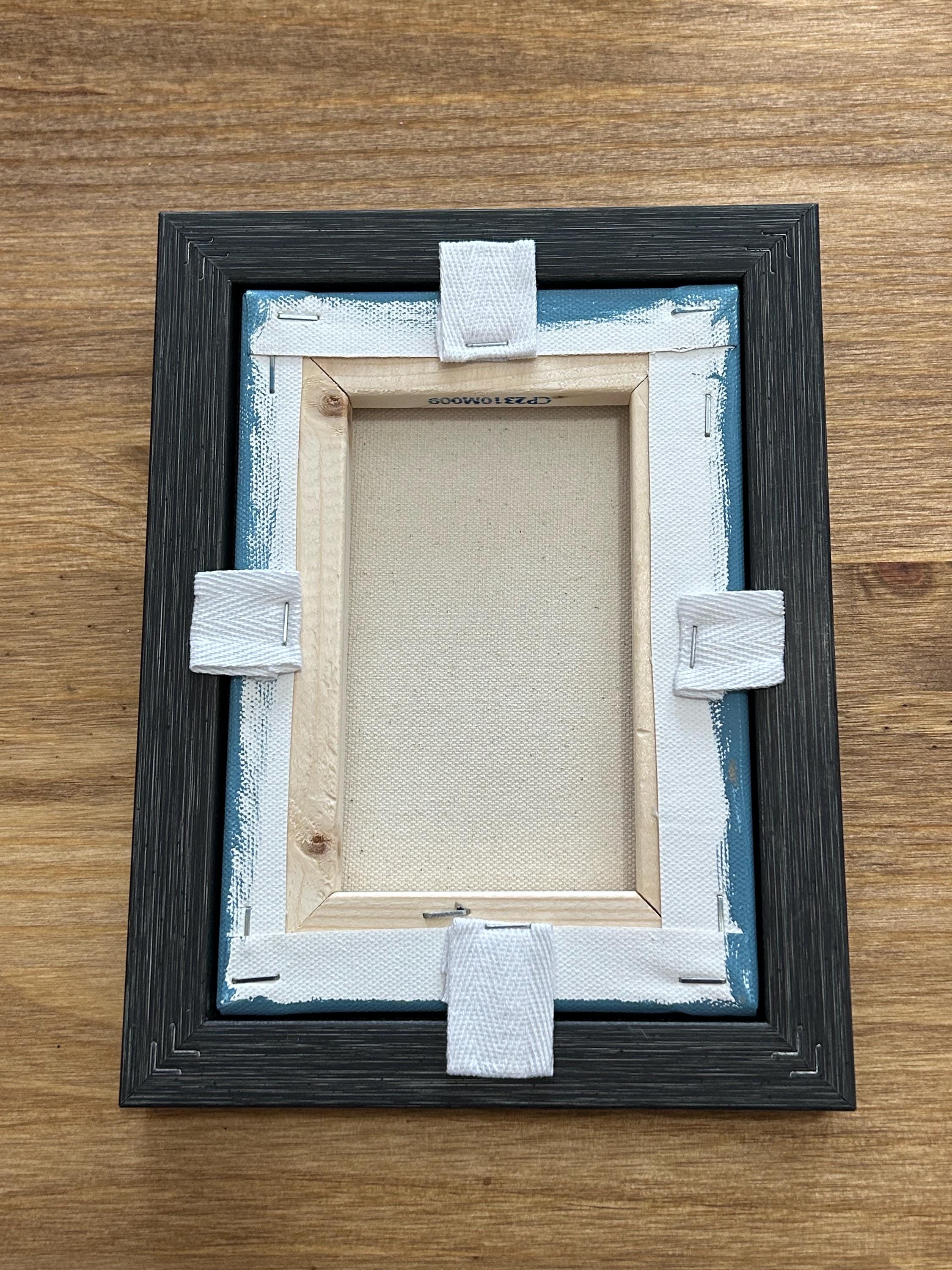 Hand-Painted Framed Wall Art – Abstract Roses & Rustic Sunflowers