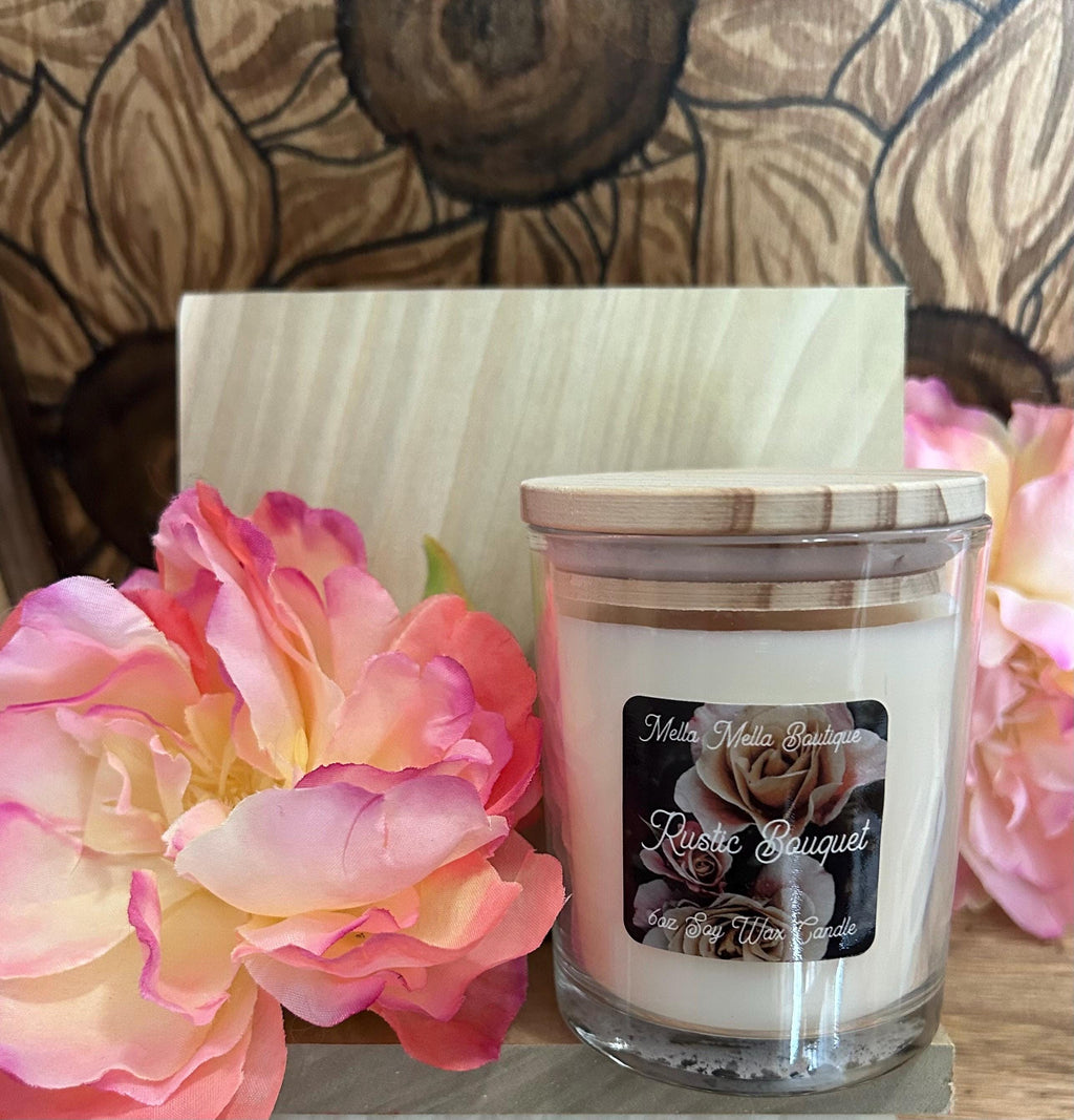 Rustic Bouquet Scent Collection – Sweet, Woodsy & Rustic Soy Wax Fragrance Line