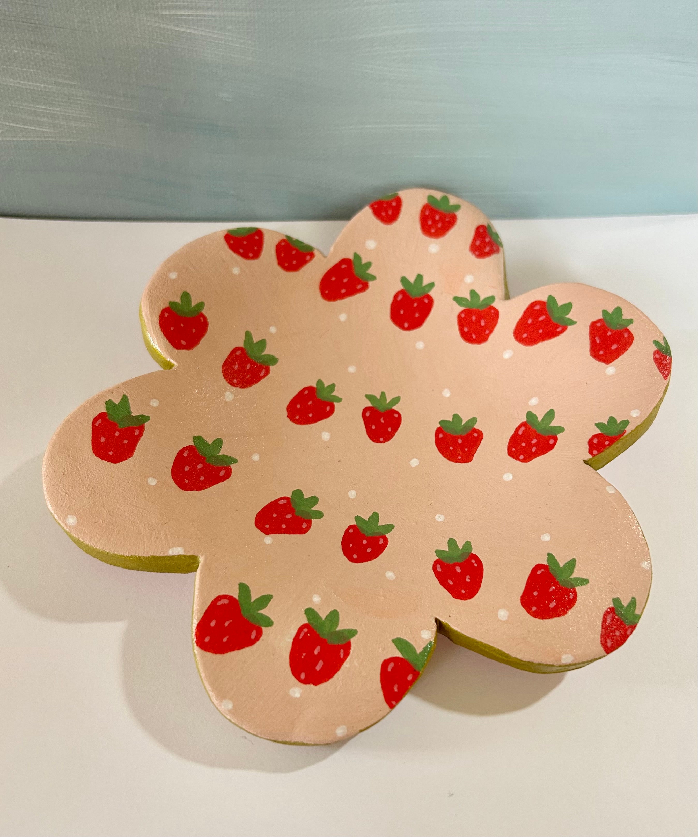 Strawberry Flower Dish