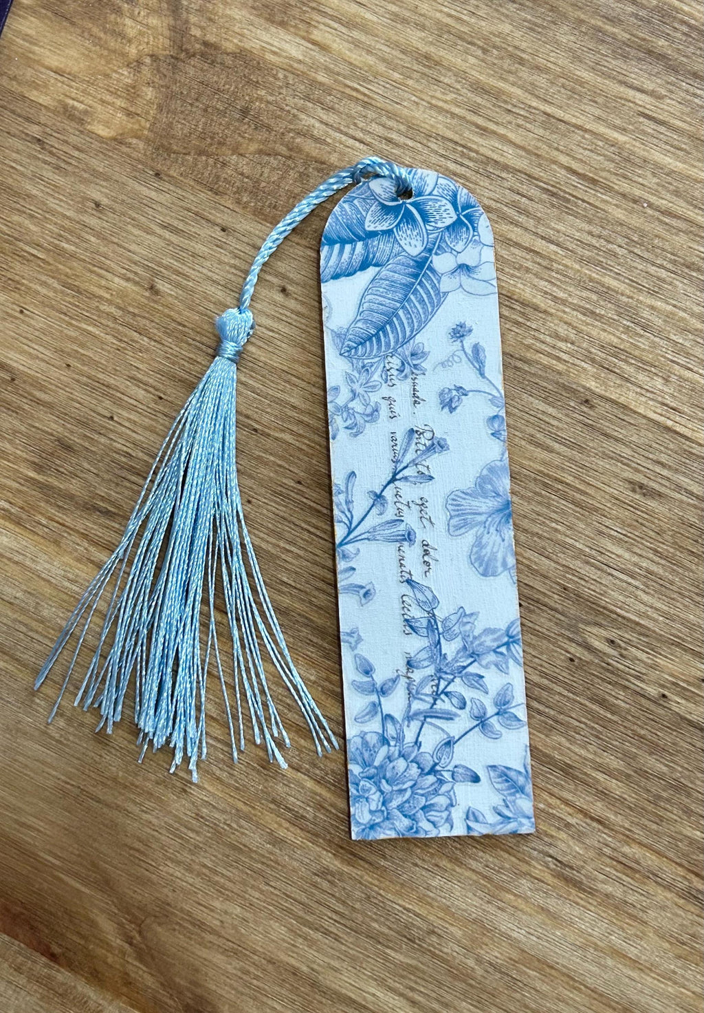 Hand Painted Wooden Bookmarks – Whimsical & Floral Designs with Tassels