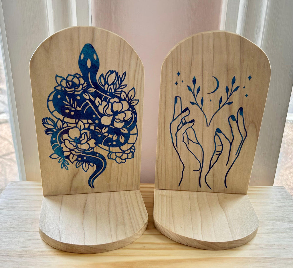 Mystical Wall Decor – Hand-Painted Galaxy Shelf & Bud Vase