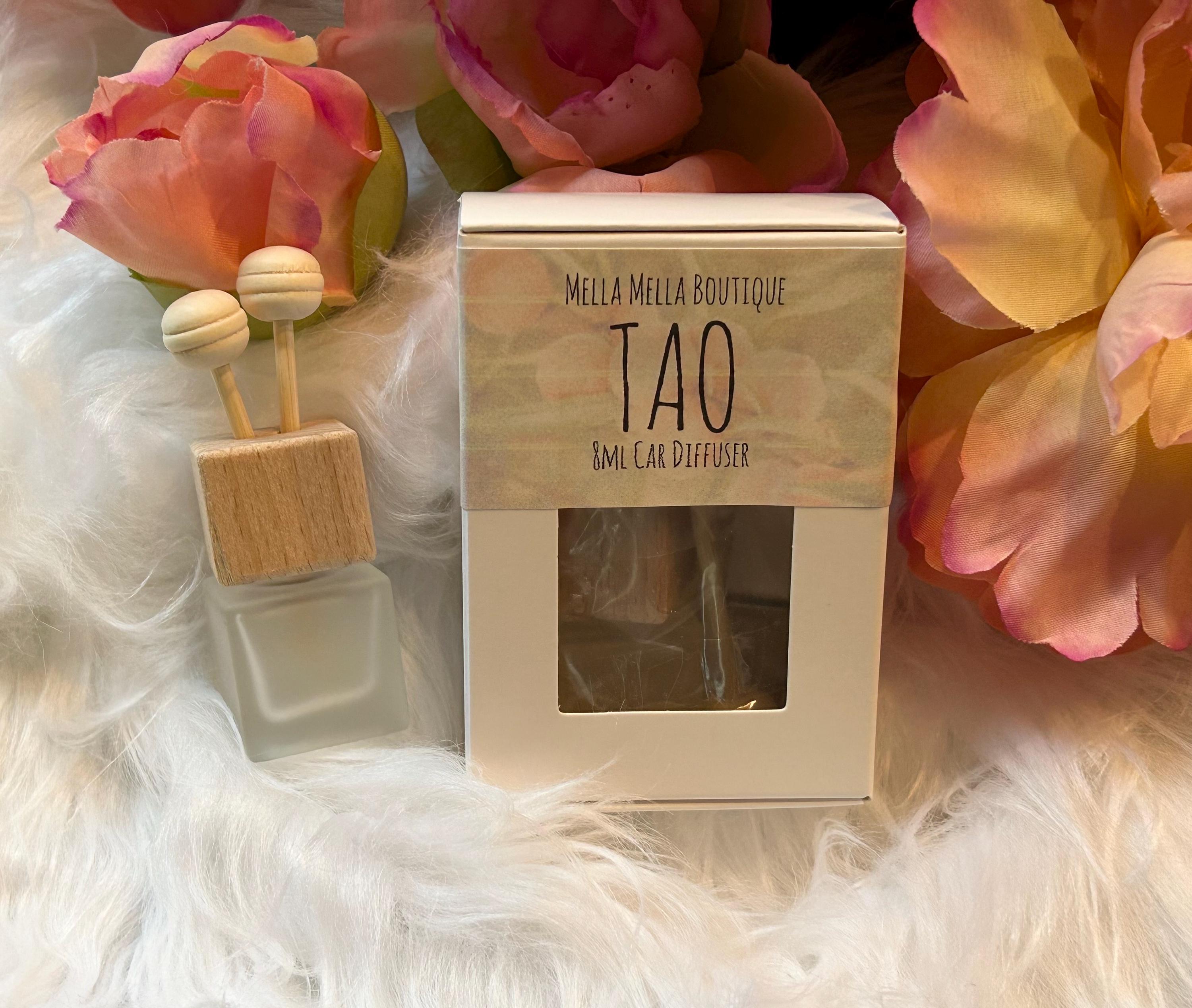 Tao Scent Collection – Peach & Hibiscus Inspired Soy Wax Candles, Melts & Car Diffusers
