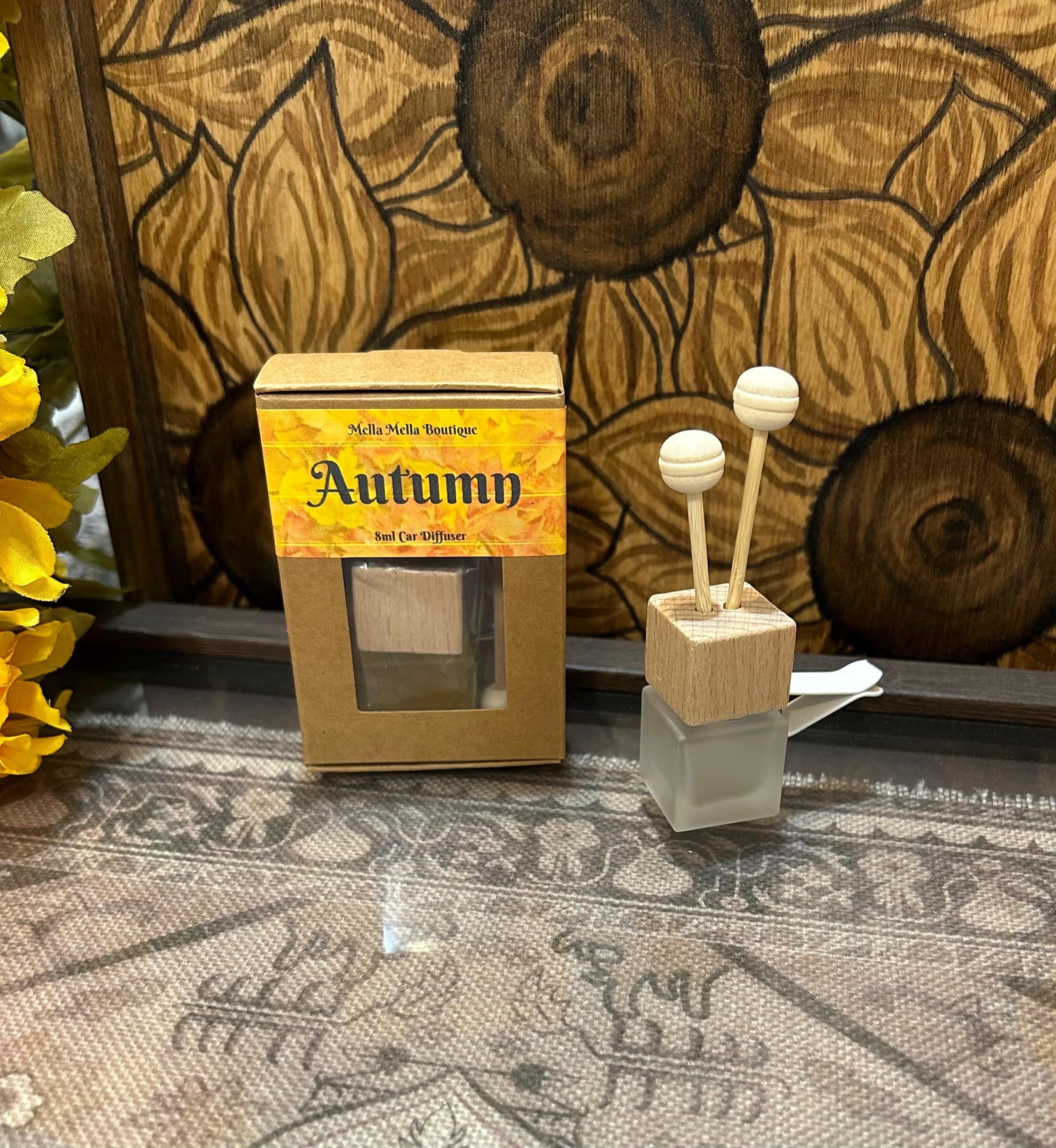 Autumn Scent Collection – Soy Candles, Wax Melts & Car Diffuser with Orange, Vanilla & Clove