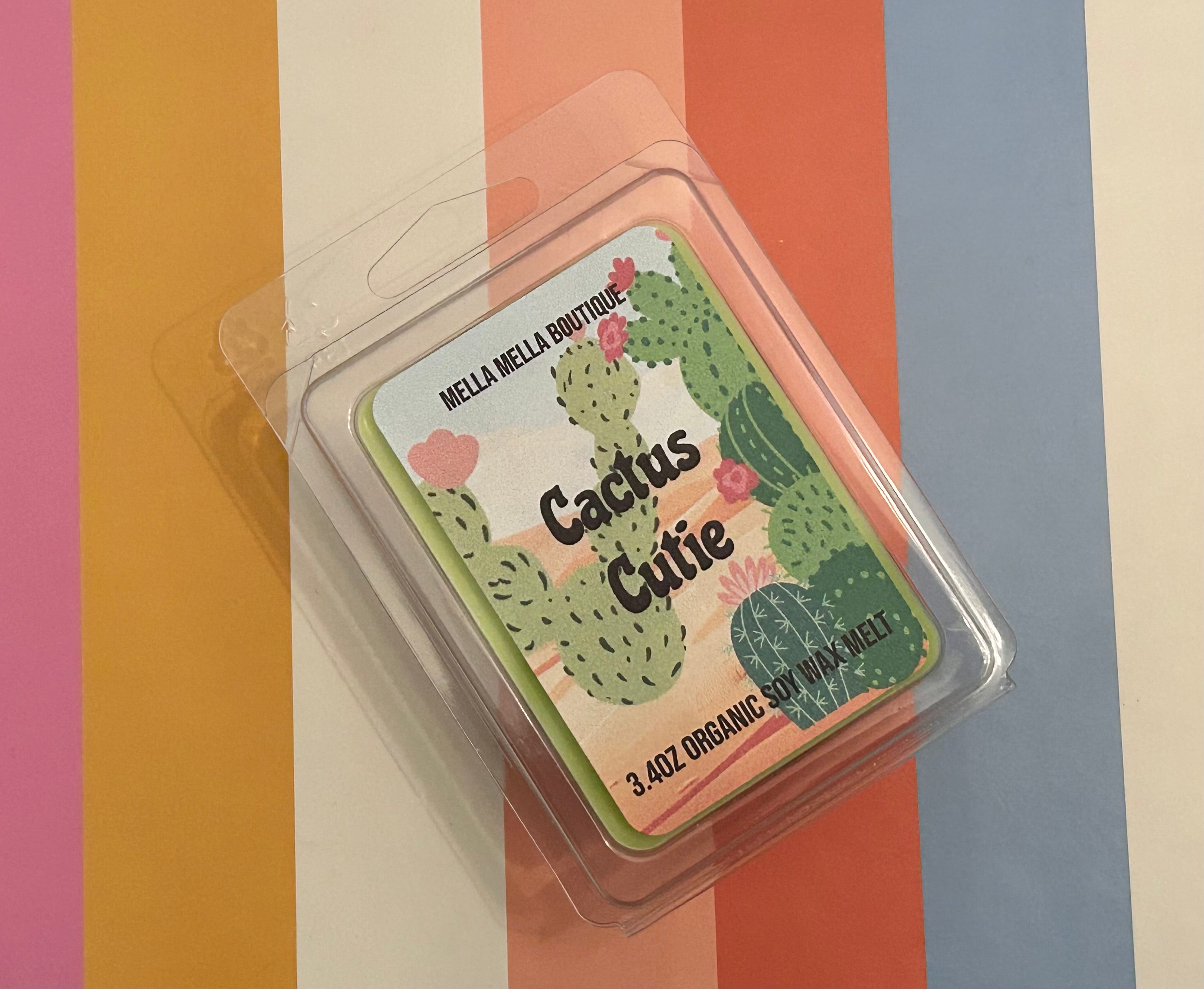 Cactus Blossom Scent Collection – Fresh Cactus Blossom Inspired Soy Wax Candles, Melts