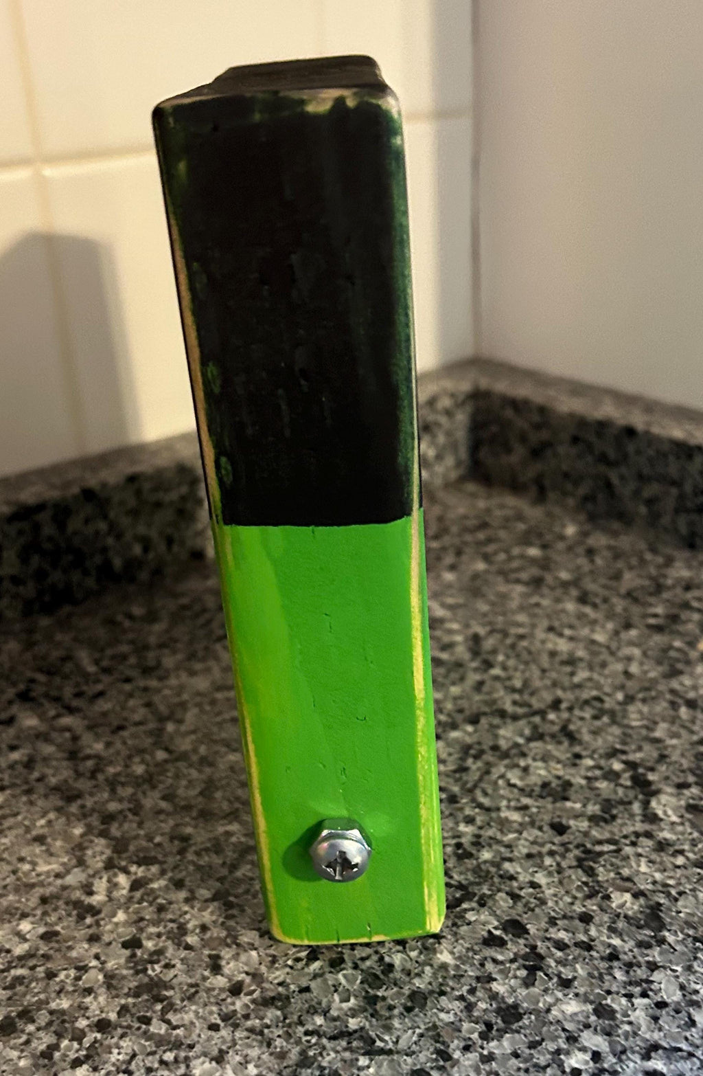 Rustic Halloween Decor – Hand-Painted Wooden Frankenstein & Candy Corn