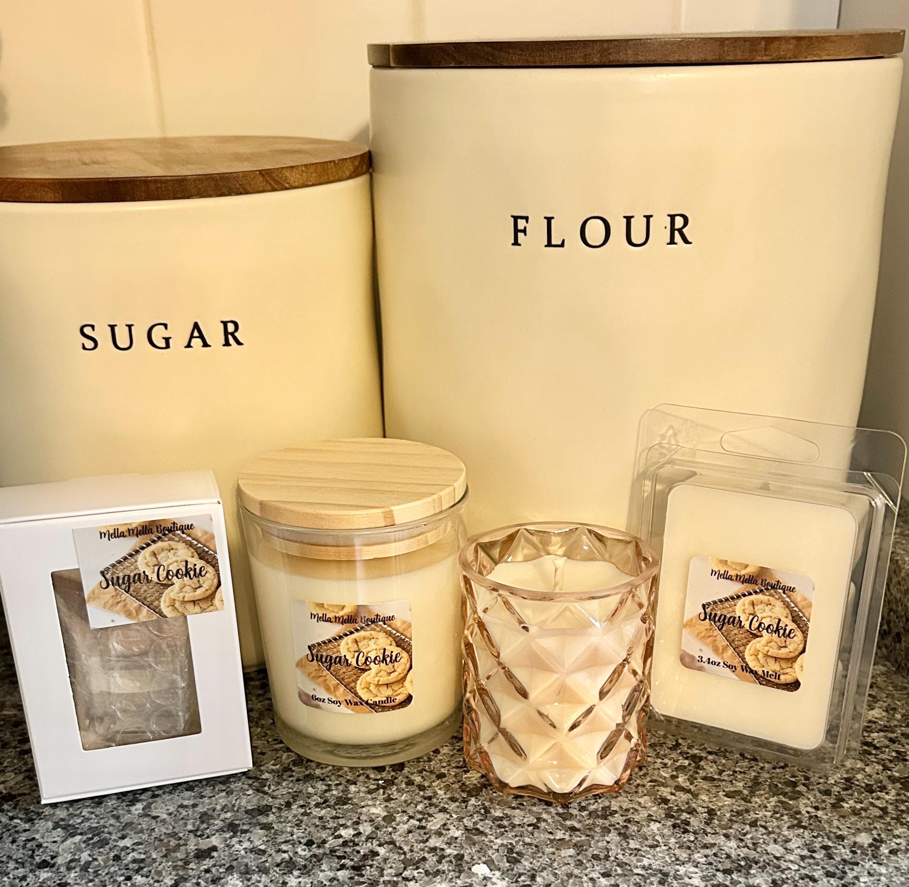 Sugar Cookie Scent Collection – Warm Sweet Organic Soy Wax Candles, Melts & Car Diffusers