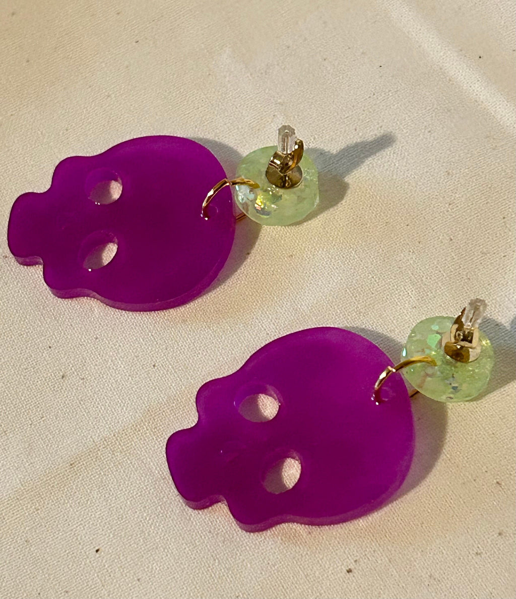 Spooky Time Earrings – Glow-in-the-Dark Halloween Dangle Earring Sets