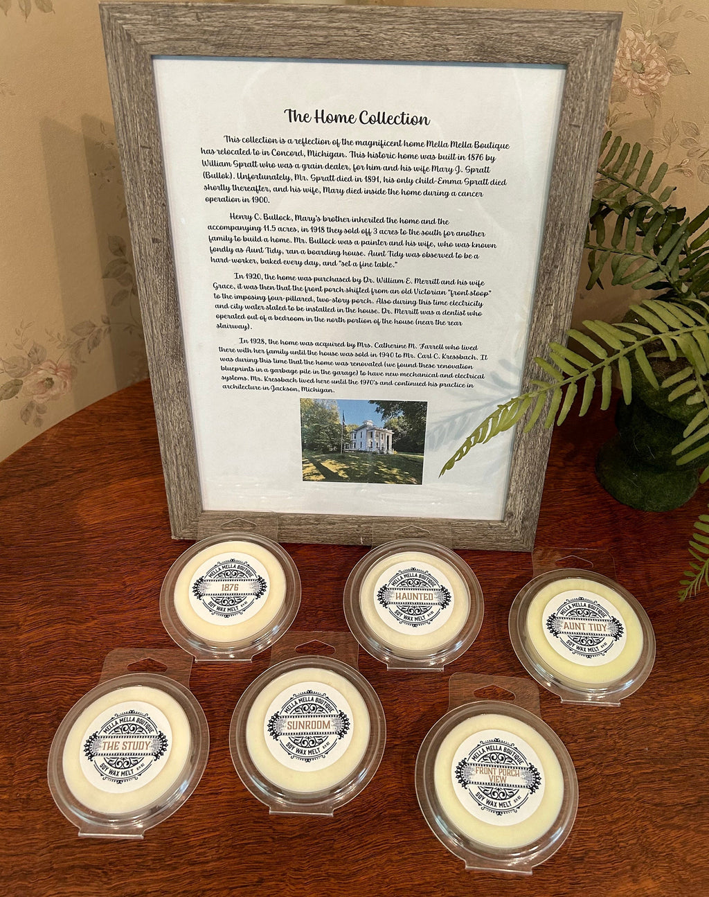 The Home Collection Wax Melts – Organic Soy Wax Melts Inspired by Our 1876 Historic Home
