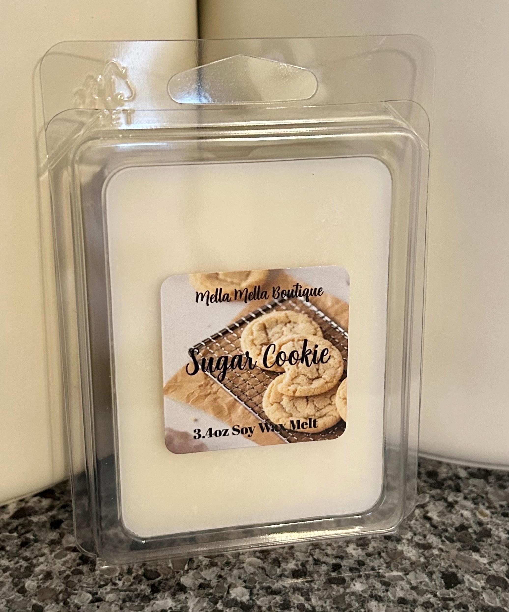 Sugar Cookie Scent Collection – Warm Sweet Organic Soy Wax Candles, Melts & Car Diffusers